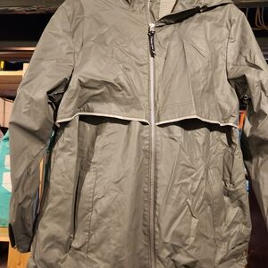 Charles River Apparel Women's Olive Rain Jacket